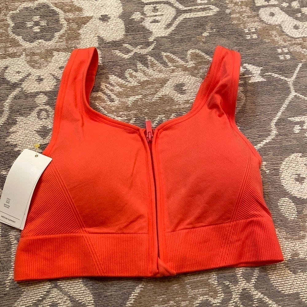 Women's Medium Support Seamless Zip-Front
Sports Bra - All in Motion™ - Picture 1 of 2